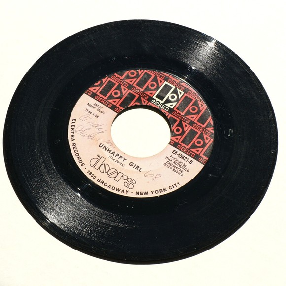 The Doors People Are Strange/Unhappy Girl 45 rpm Vinyl 7" Single Record EK-45621 - Picture 3 of 9